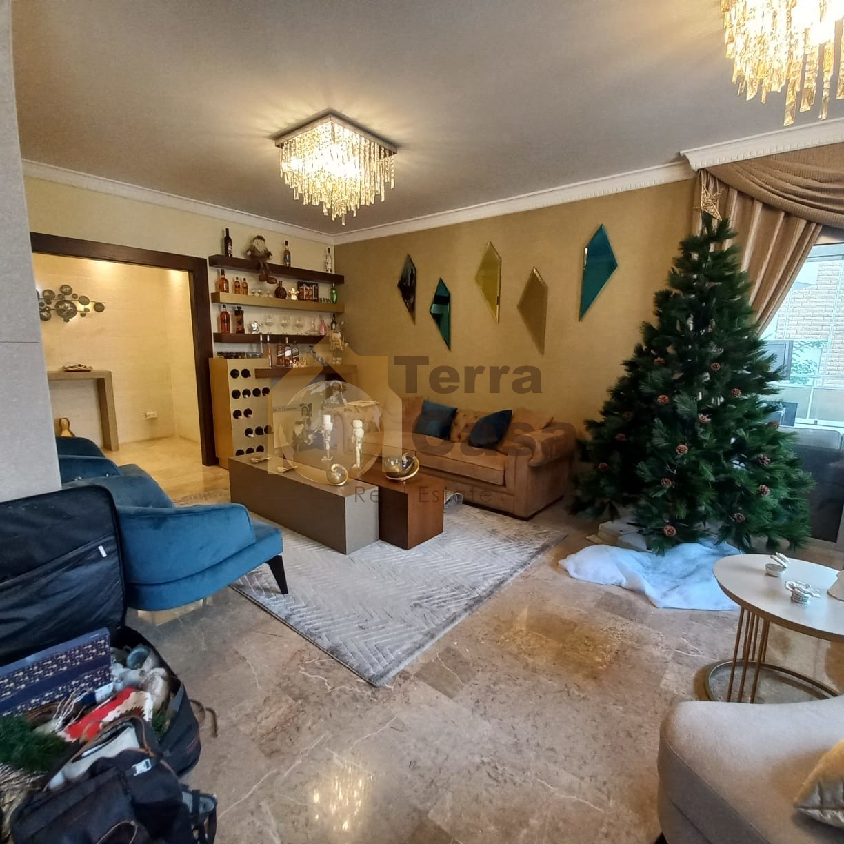 Naccache fully decorated apartment one unit per floor.