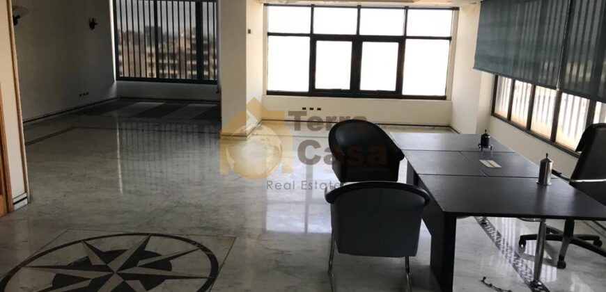 sad el baouchrieh furnished  office prime location for sale .