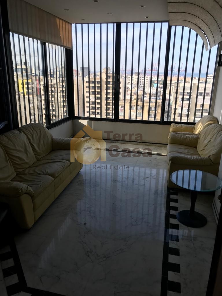 sad el baouchrieh furnished  office prime location for sale .