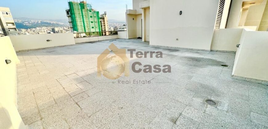 sin el fil brand new apartment terrace 125 sqm two storage rooms Ref#3859