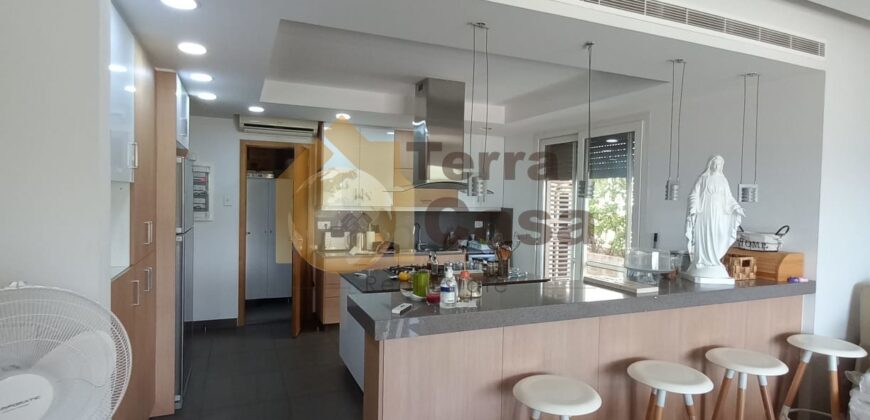 baabdat furnished apartment 100 sqm terrace shared pool and gym