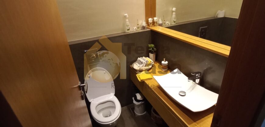 baabdat furnished apartment 100 sqm terrace shared pool and gym