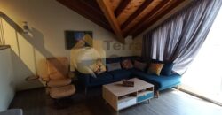 baabdat rooftop fully furnished shared pool and gym for rent .