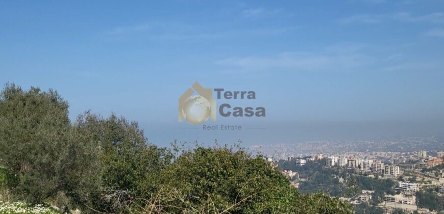 Land for sale in fidar open sea view .