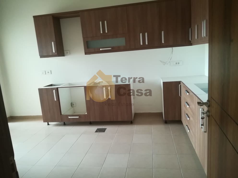 Brand new apartment in shaileh with 180 sqm terrace .