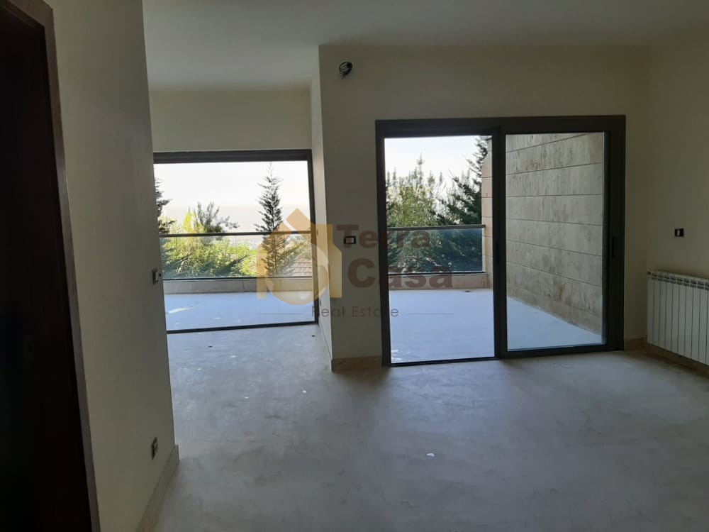 Brand new apartment in shaileh with 200 sqm terrace .