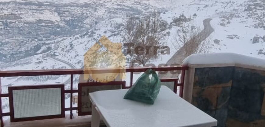 Sale furnished Chalet Faqra Mountain view