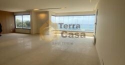 rabieh brand new luxurious apartment sea view for rent .