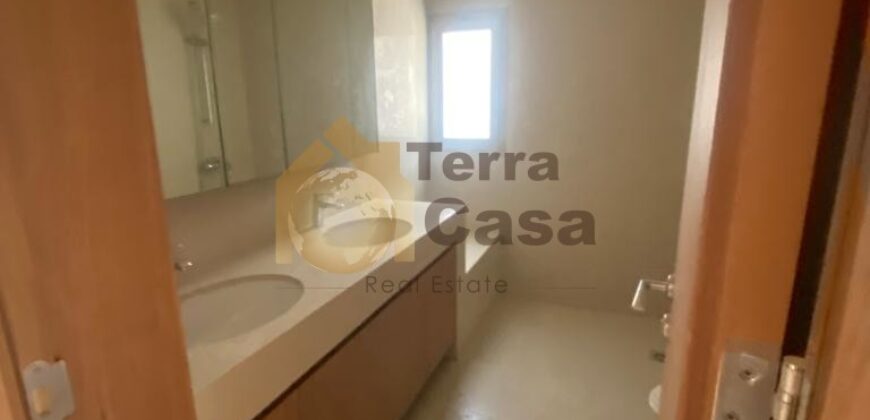 rabieh brand new luxurious apartment sea view for rent .