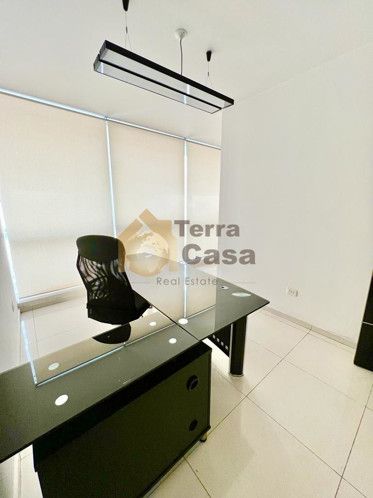 mansourieh fully furnished office two floors for rent.