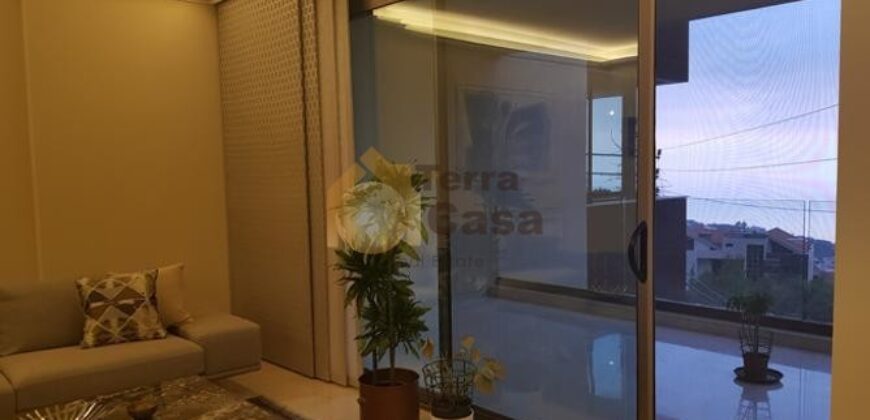 Biyada semi furnished apartment like new for sale.