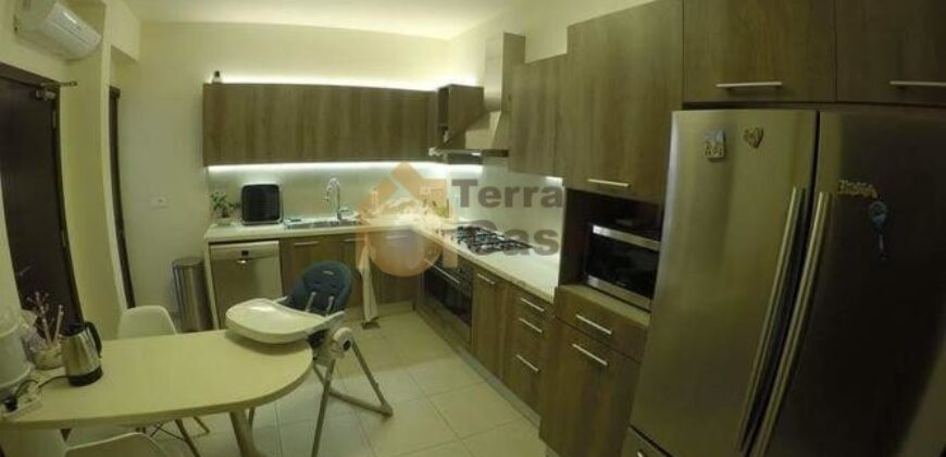 Biyada semi furnished apartment like new for sale.