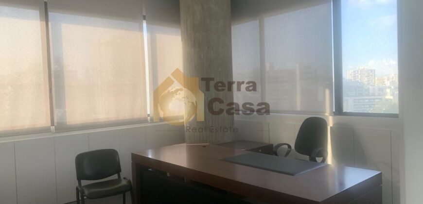 Furn el chebak decorated and furnished office for rent.