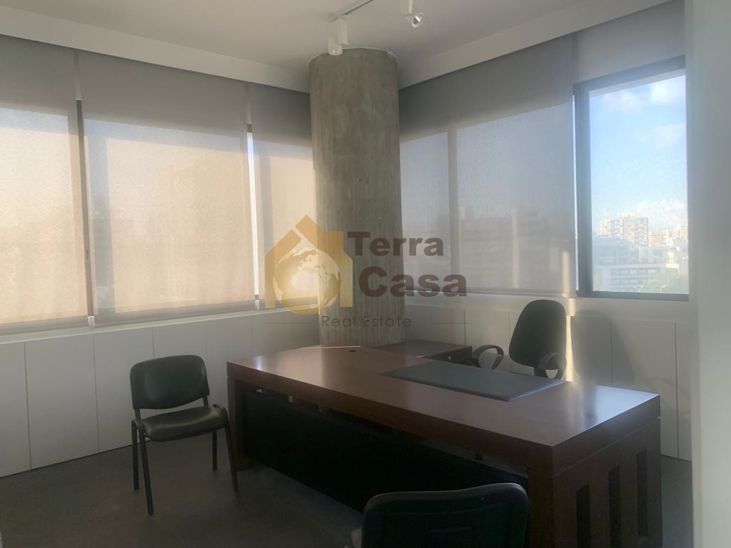 Furn el chebak decorated and furnished office for rent.