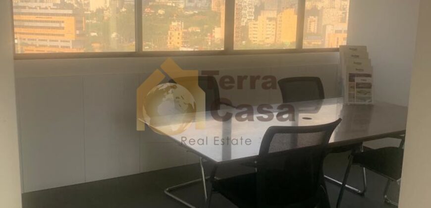 Furn el chebak decorated and furnished office for rent.