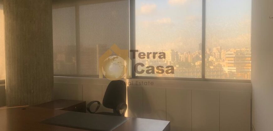 Furn el chebak decorated and furnished office for rent.
