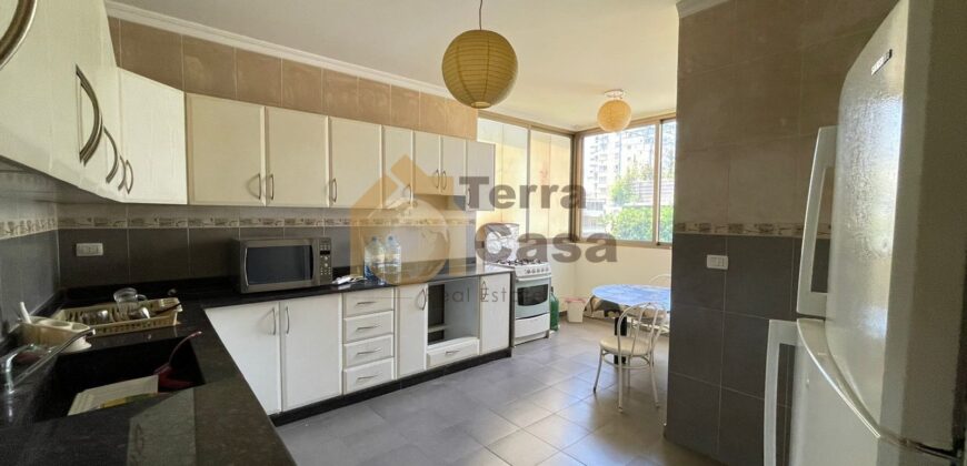 Achrafieh fully furnished apartment for rent .