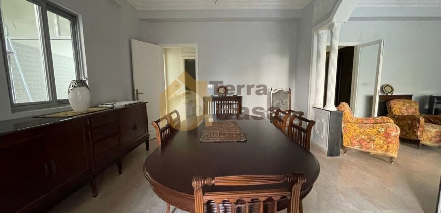 Rmeil fully furnished apartment for rent .