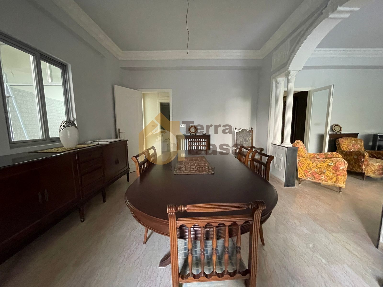Rmeil fully furnished apartment for rent .