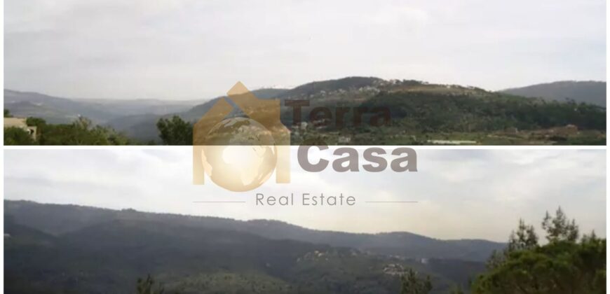 Sale land in Ouyoun Broummana Ref#4254