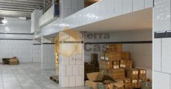 Warehouse for rent located in Zouk Mosbeh
