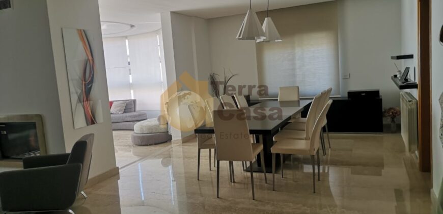 Rent furnished apartment in Broummana with sea view
