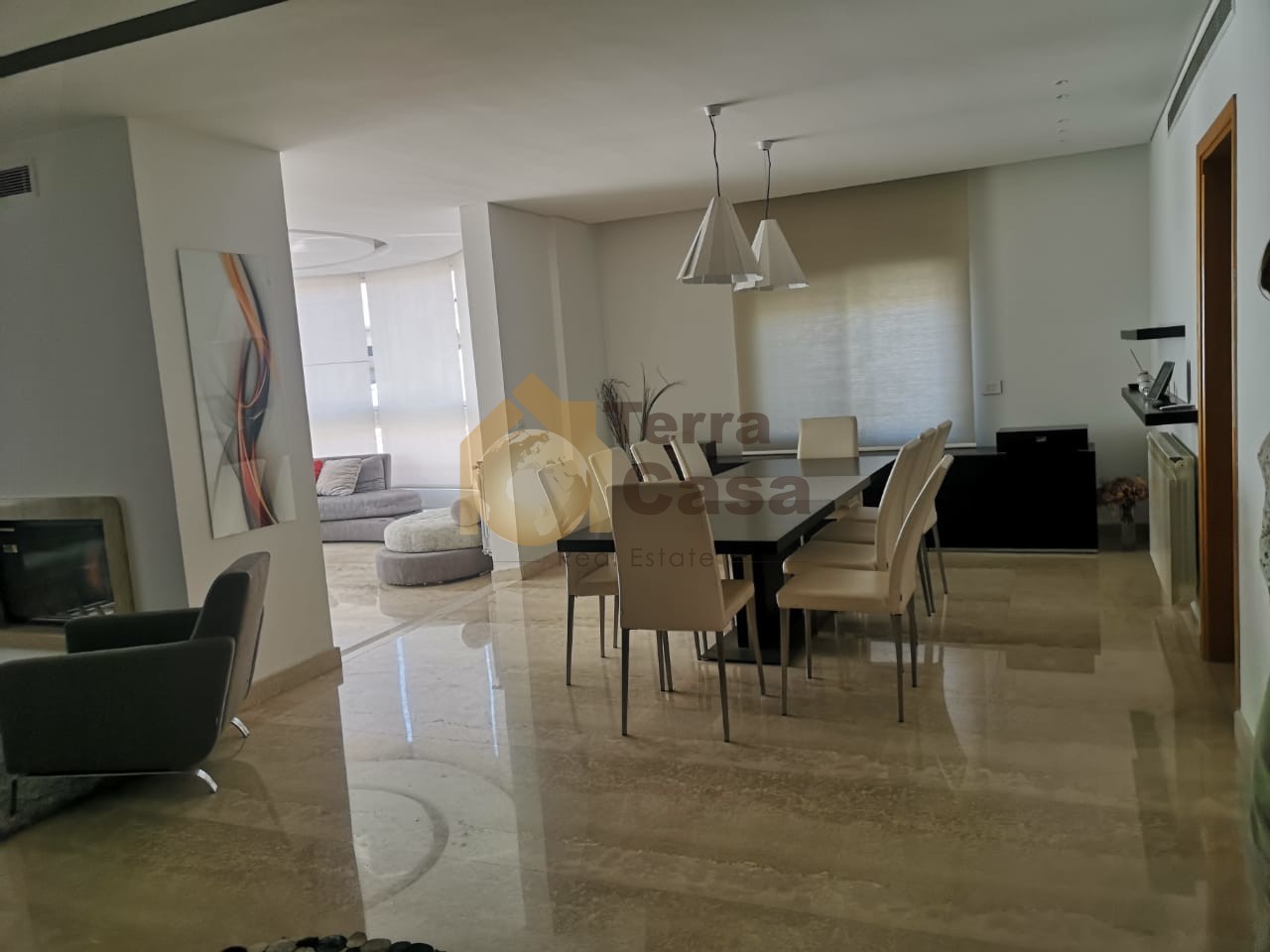 Rent furnished apartment in Broummana with sea view