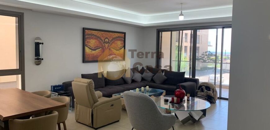Dbayeh waterfront furnished apartment for sale .