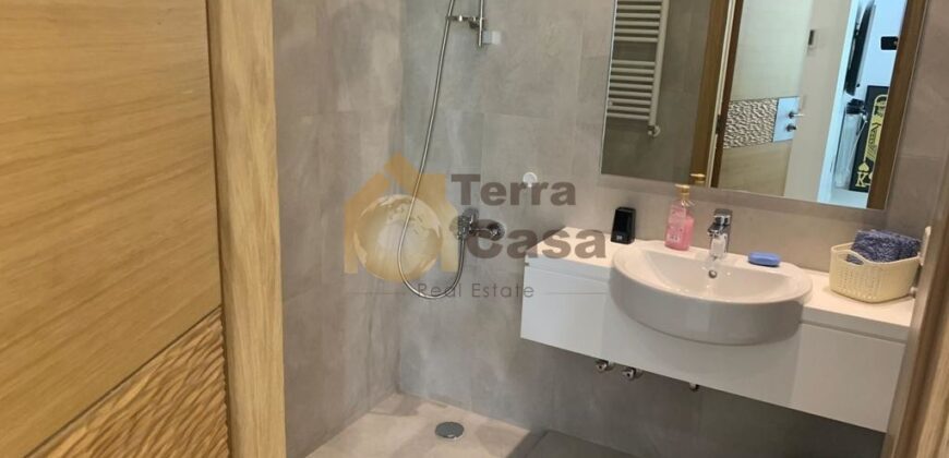 Dbayeh waterfront furnished apartment for sale .