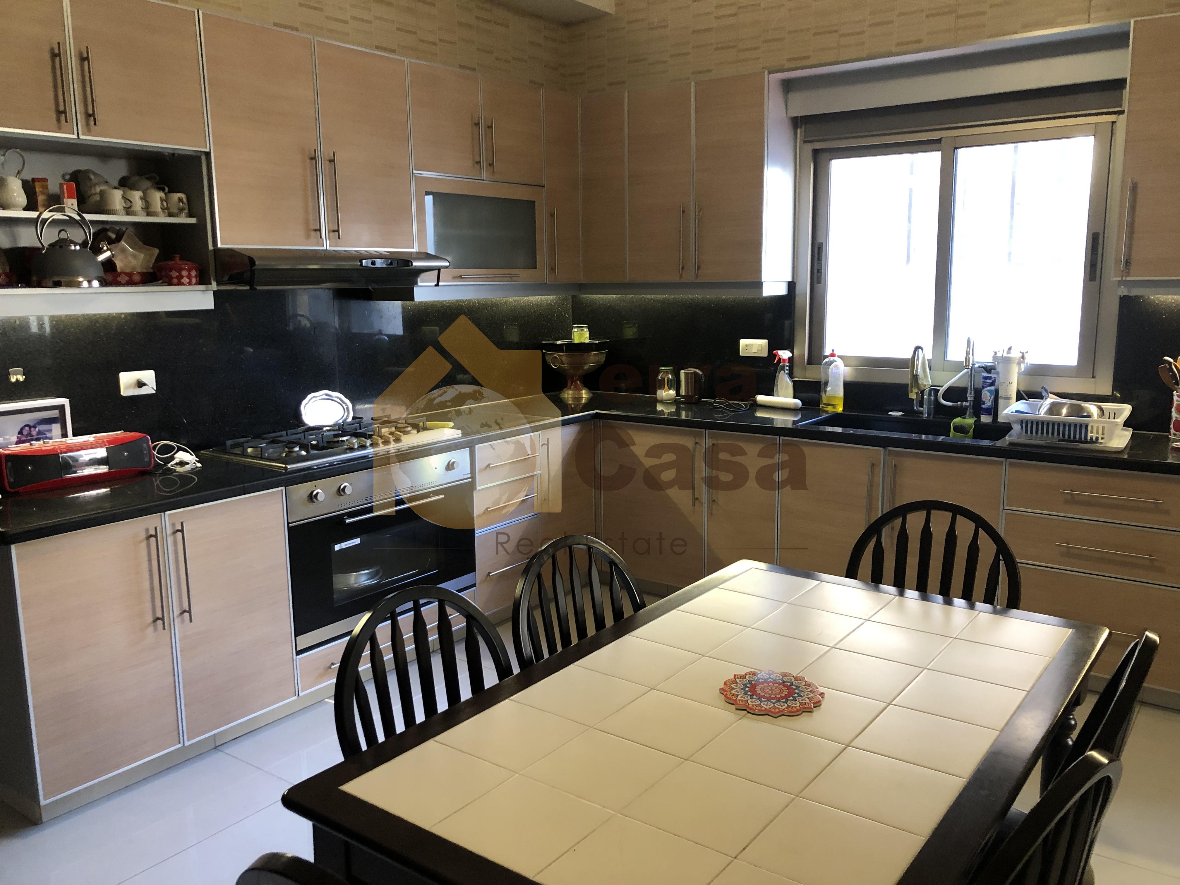 Fully furnished apartment in sin el fil , prime location, 22/24 hour electricity