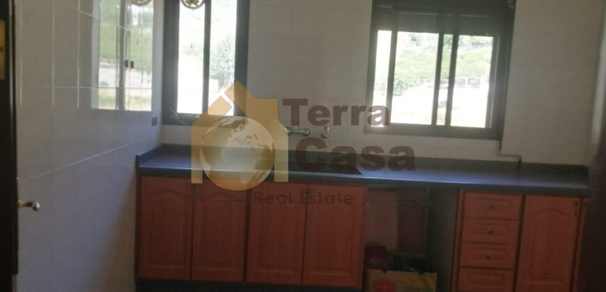 apartment for rent in zahle rassieh open view