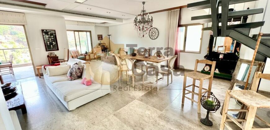 fully furnished apartment for rent in mansourieh Ref#4463