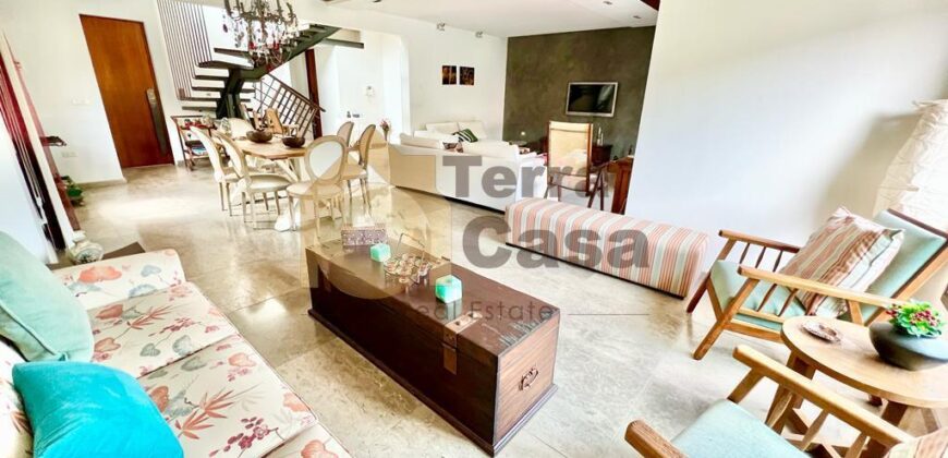 fully furnished apartment for rent in mansourieh Ref#4463