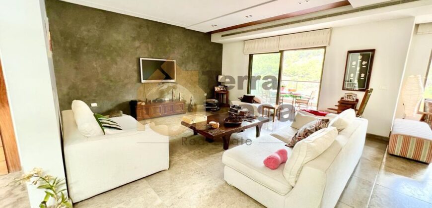 fully furnished apartment for rent in mansourieh Ref#4463