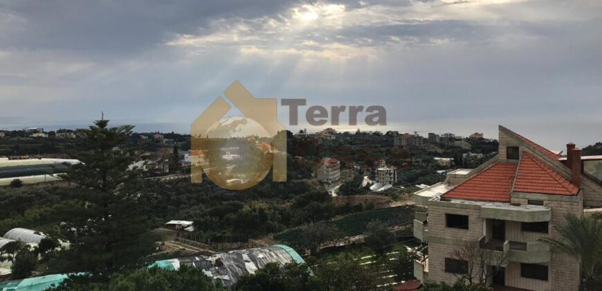 land with sea view in hosrayel for sale
