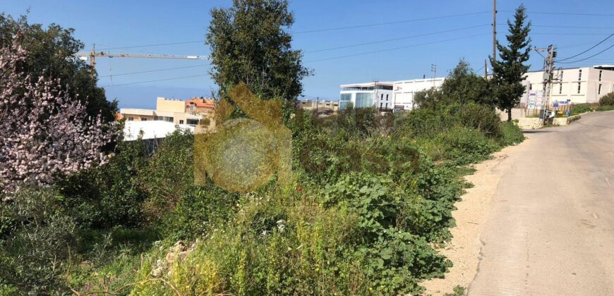 land with sea view in hosrayel for sale