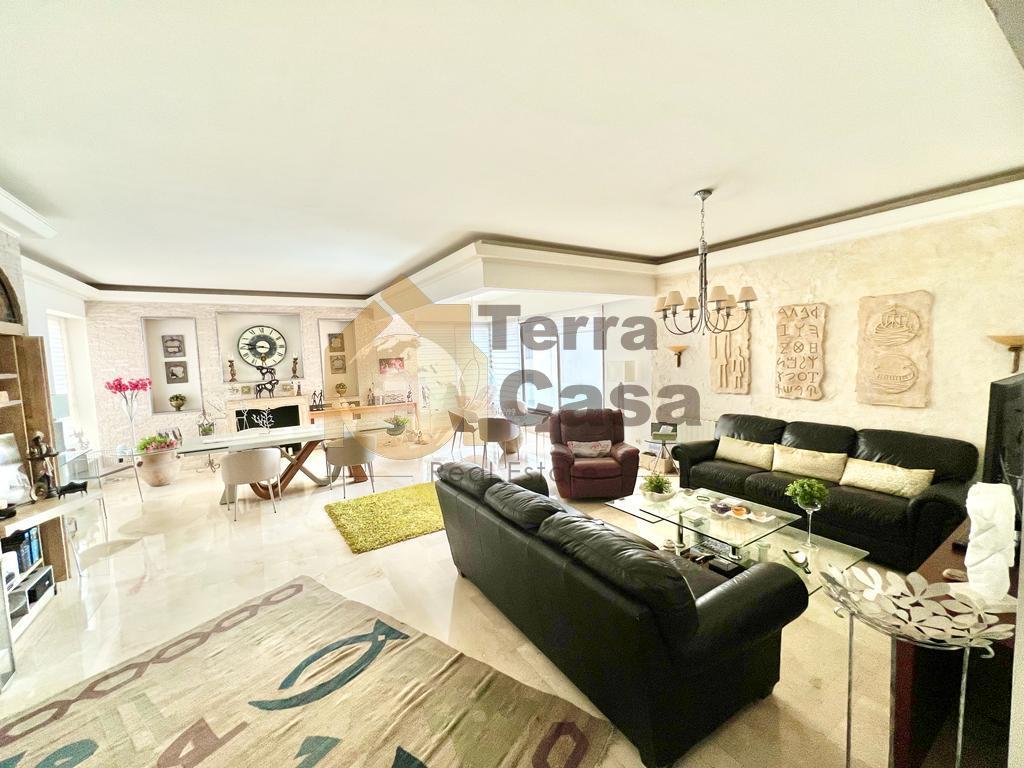 fully furnished apartment in a prestigious compound Les Toits de Beirut, Mar Roukoz for sale