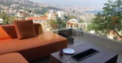 apartment fully renovated with panoramic view in rabieh for sale