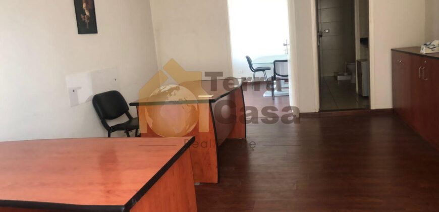 office fully equipped for rent in hazmieh prime location