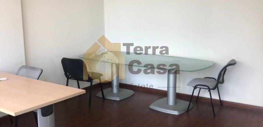 office fully equipped for rent in hazmieh prime location