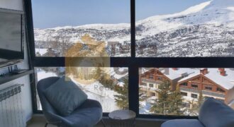 fully furnished chalet in zaarour for rent