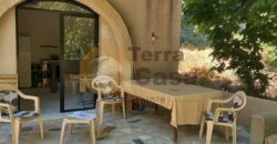 chalet in a calm area in kfardebian for rent with terrace