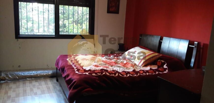 apartment in dhour zahle for rent prime location with garden