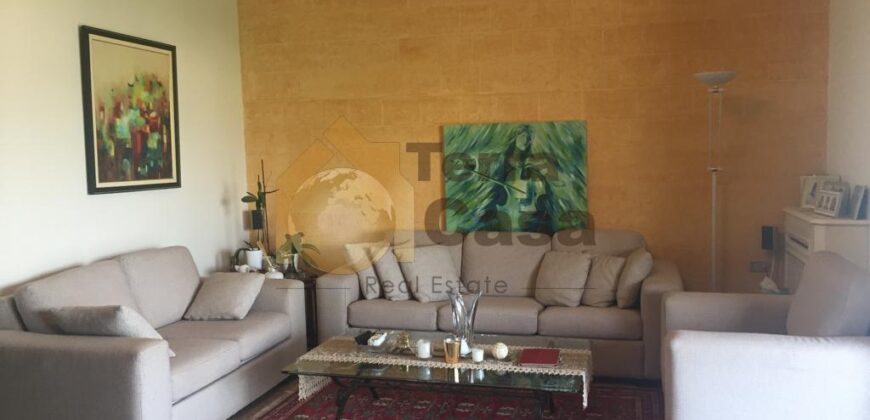 fully furnished apartment in mazraat yachouh for rent