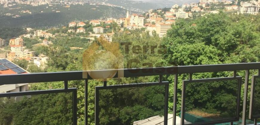 fully furnished apartment in mazraat yachouh for rent