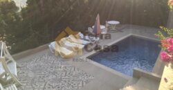 baabdat fully furnished apartment 240m with 500m garden & pool for rent #4615