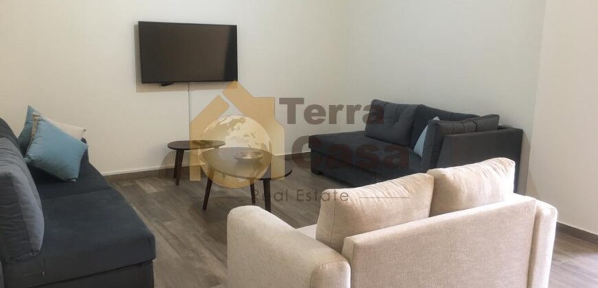 baabdat fully furnished apartment 240m with 500m garden & pool for rent #4615