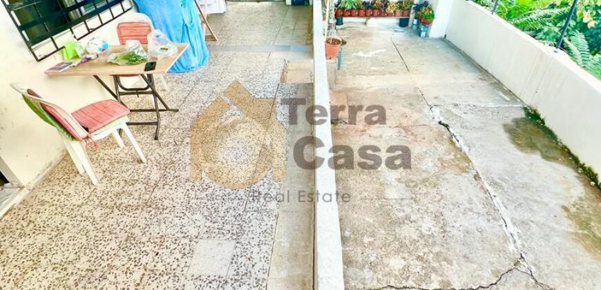 ain saadeh apartment for sale with terrace, nice view