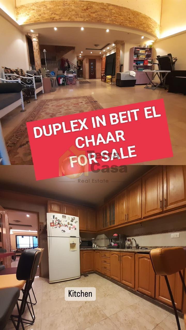 beit el chaar duplex for sale with terrace