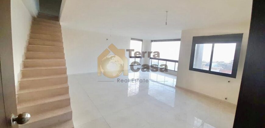 mansourieh duplex for sale with two terrace prime location